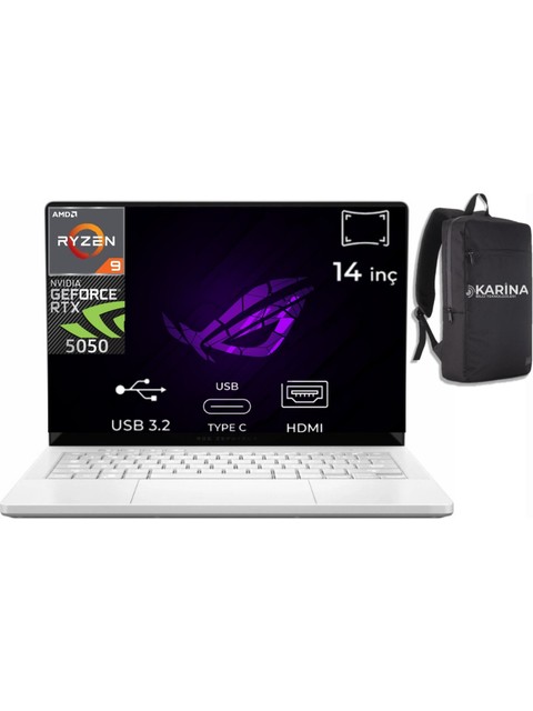 Asus Rog Zephyrus G14 Ryzen 9 270 GA403UH-QS038-K03 16GB 2tb RTX5050 8gb W11PRO 14" OLED 120Hz Gaming Laptop