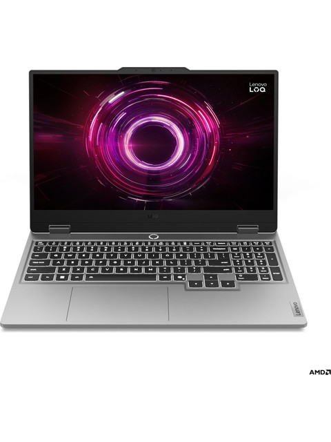 Lenovo LOQ AMD Ryzen 7 250 16GB 512GB SSD RTX5050 Freedos 15.6" FHD Taşınabilir Bilgisayar 83JG008VTR